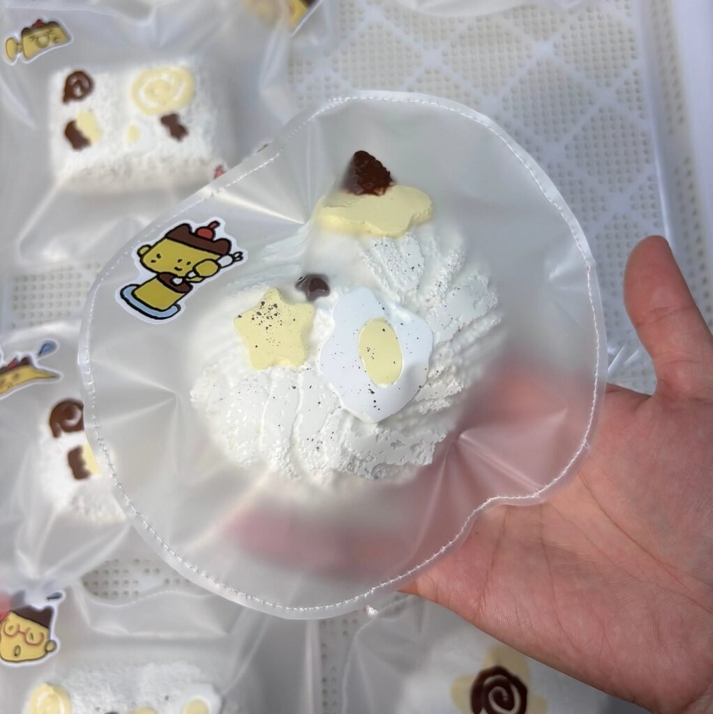 556042 Toast Cat Butter Pudding Flower Roll - Cosmetic Defect (Glutinous Cream Texture Series) / 吐司猫 黄油布丁花卷(默认瑕疵)(糯奶油触感系列)