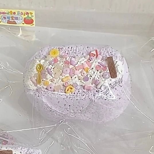 525005 Tomato Pipi Taro Cream Large Senbei (Oven-Baked Sticky Clay Texture Series) / 番茄皮皮 芋泥奶油大仙贝(烤箱版黏糊泥触感系列)