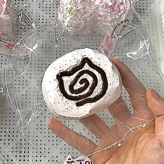 525035 Tomato Pipi Kitten Swiss Roll - Pink (Ultra-Soft Oven-Baked Sticky Clay Texture Series) / 番茄皮皮 小咪卷·粉色（超软烤箱版黏糊泥触感系列）