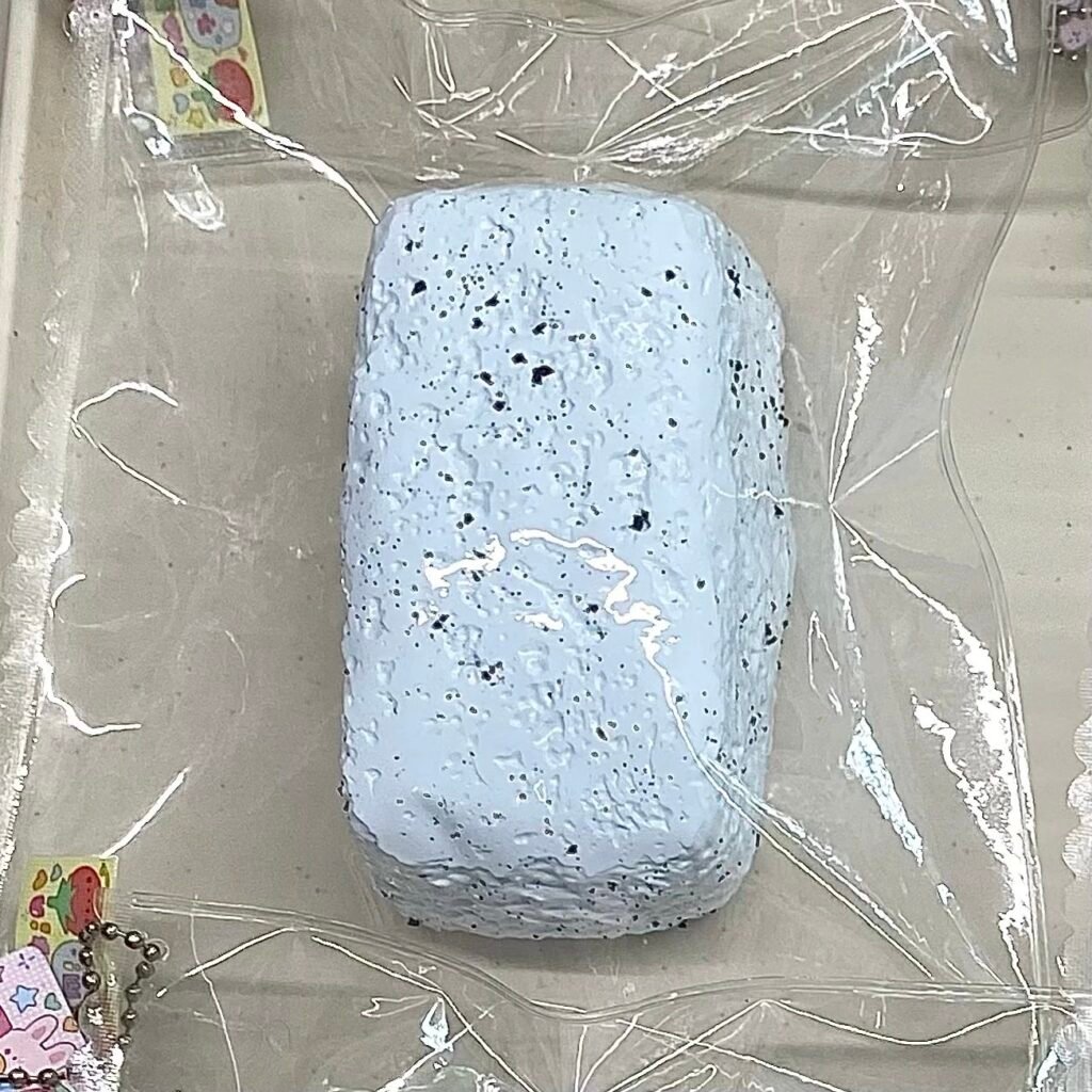 525050 Tomato Pipi Brick - Blue (Oven-Baked Sticky Clay Texture Series) / 番茄皮皮 板砖捏捏·蓝色（烤箱版黏糊泥触感系列）