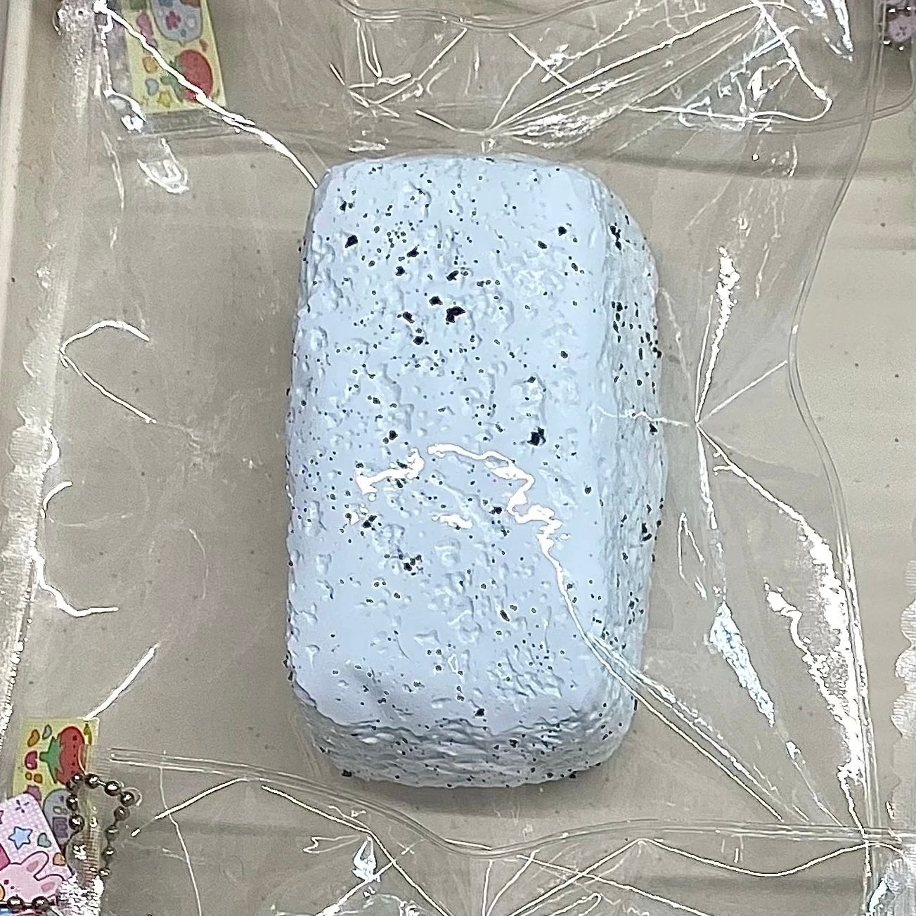 525050 Tomato Pipi Brick - Blue (Oven-Baked Sticky Clay Texture Series) / 番茄皮皮 板砖捏捏·蓝色(烤箱版黏糊泥触感系列)