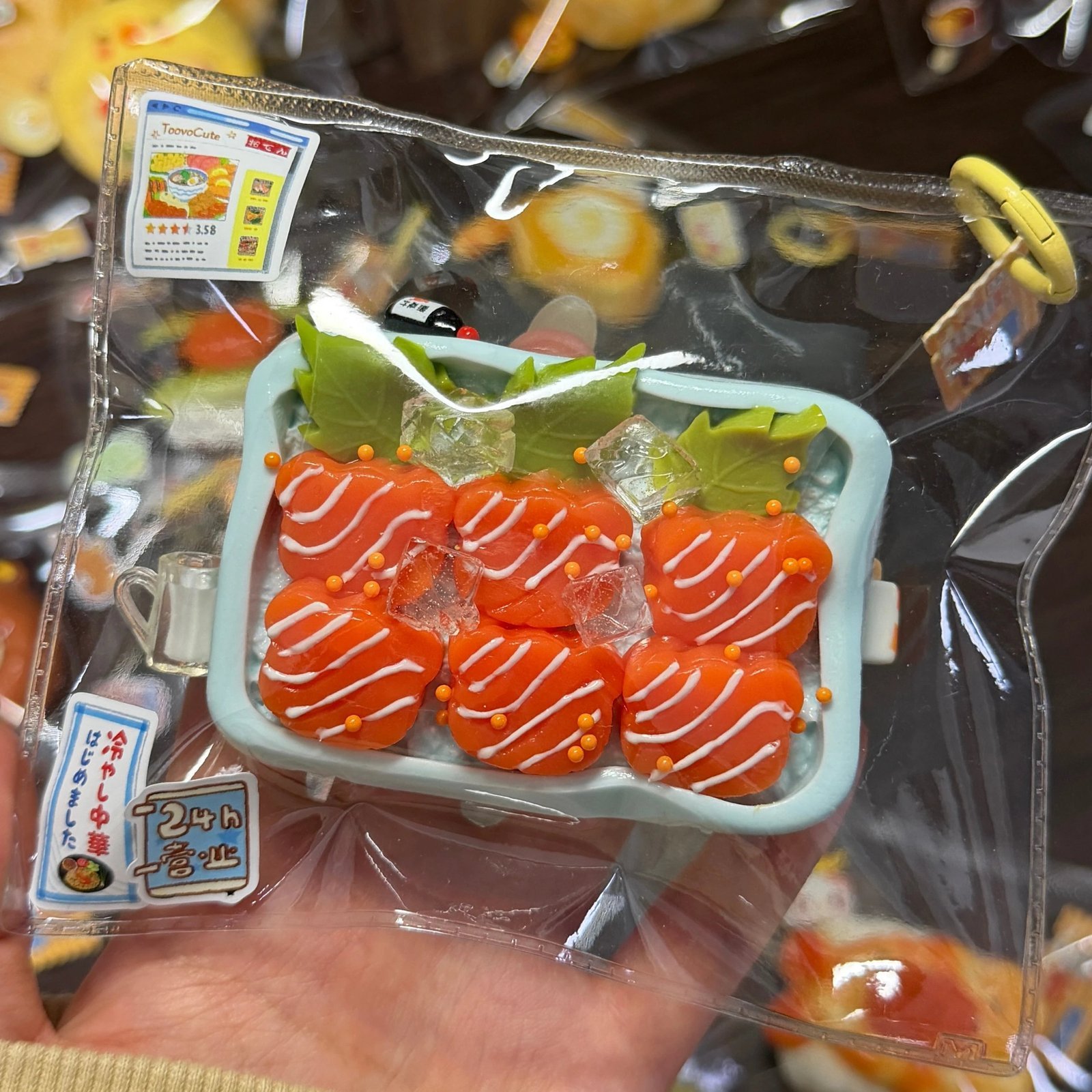 141090 Toovo Cute Mini Bear-Shaped Chilled Salmon / Toovo cute 捏捏 迷你熊熊冷吃三文鱼