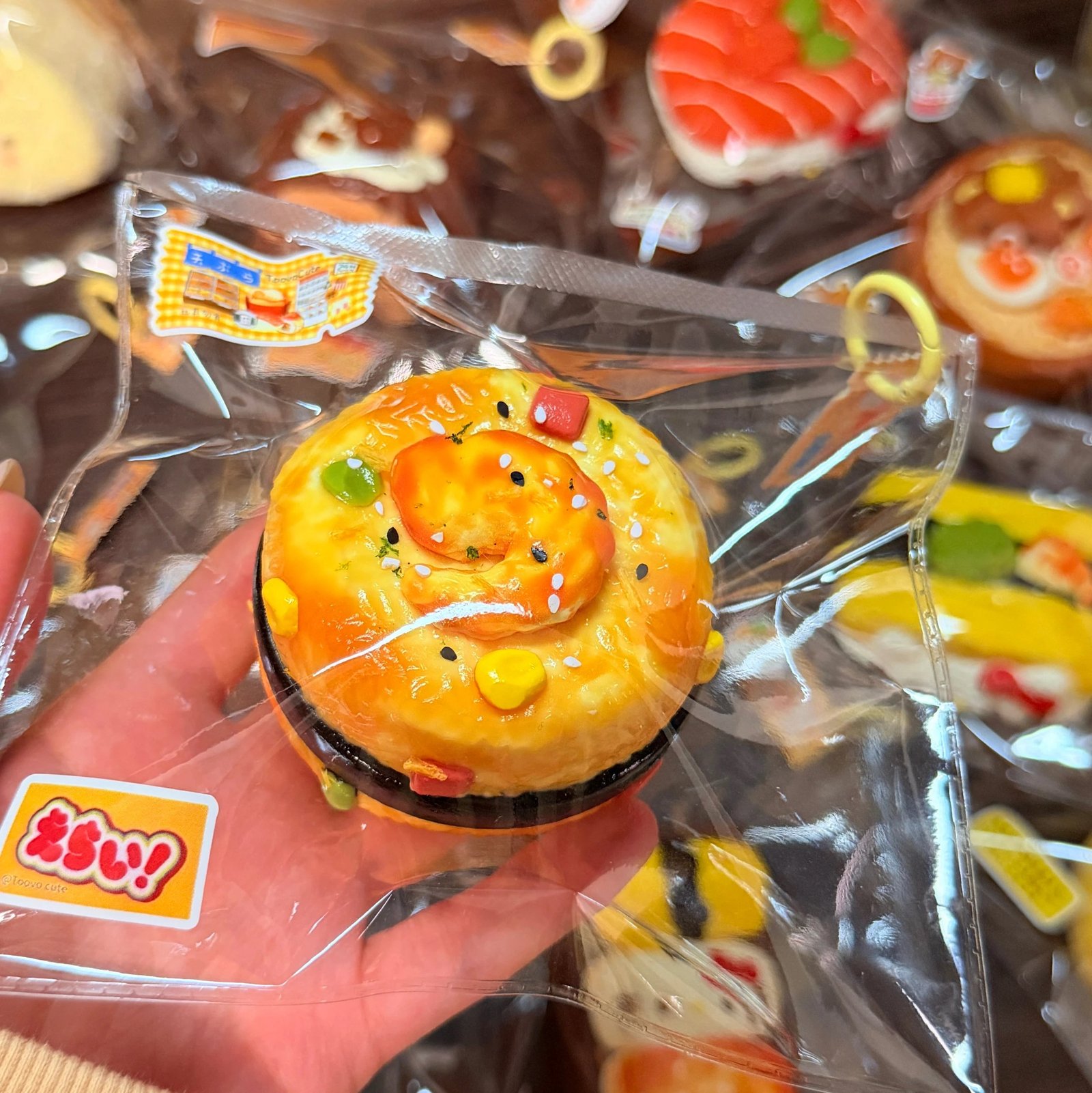 141115 Toovo Cute Shrimp Charcoal-Grilled Round Rice Ball (Yogurt Clay Texture Series) / Toovo cute 捏捏 虾仁炭烧圆饭团(酸奶泥触感系列)