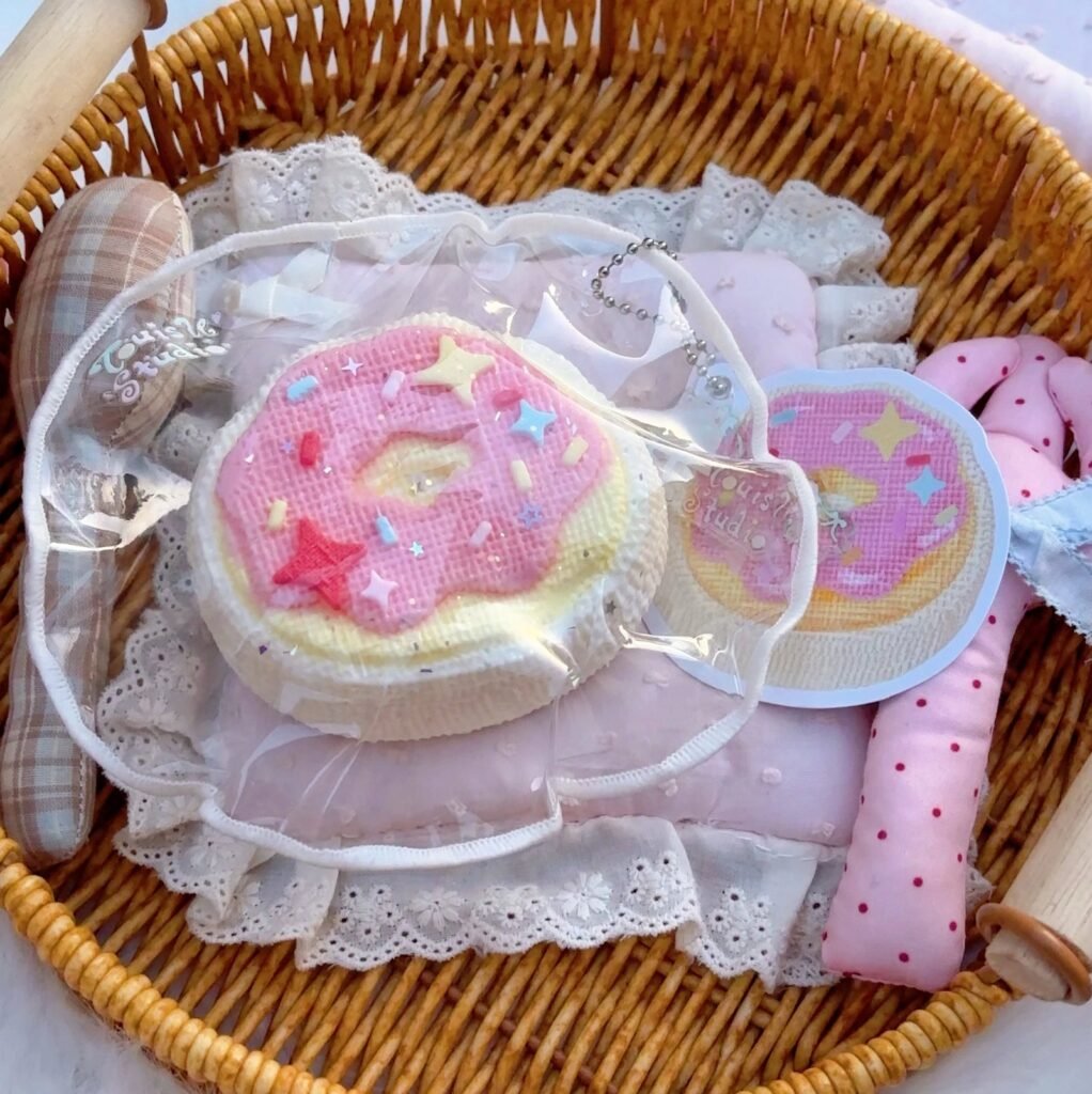 400020 Touisle Fabric-Pattern Doughnut / 触屿Touisle手工馆 布纹甜甜圈