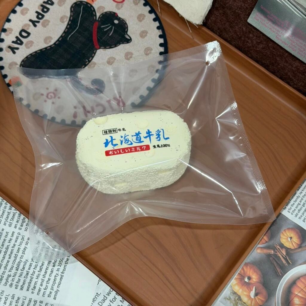 519004 VISHWA Hokkaido Milk Senbei (Mochi Clay Texture Series) / VISHWA无限宇宙捏捏 北海道牛乳仙贝（糍粑泥触感系列）