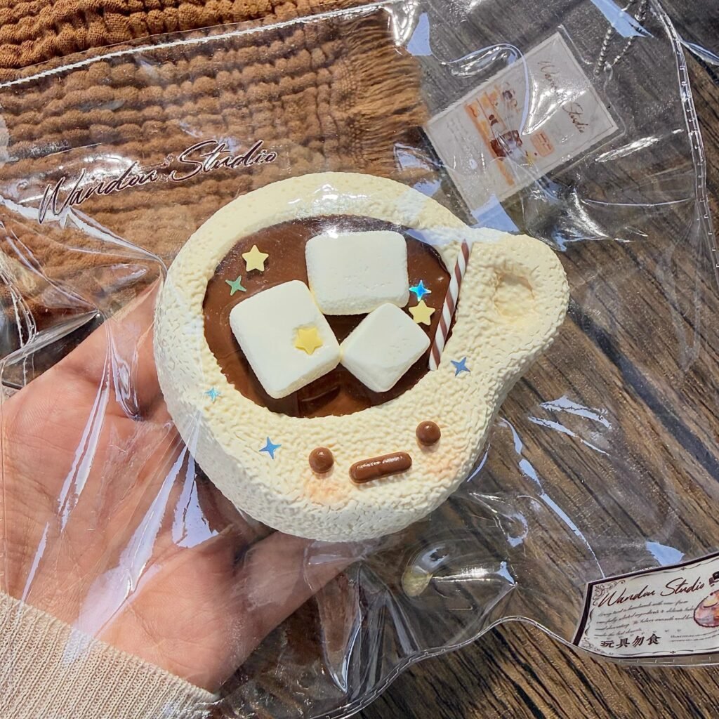 201024 Wandou Milk Cup Hot Cocoa (Dry Cream Texture Series) / wandou捏捏 奶杯热可可（干奶油触感系列）