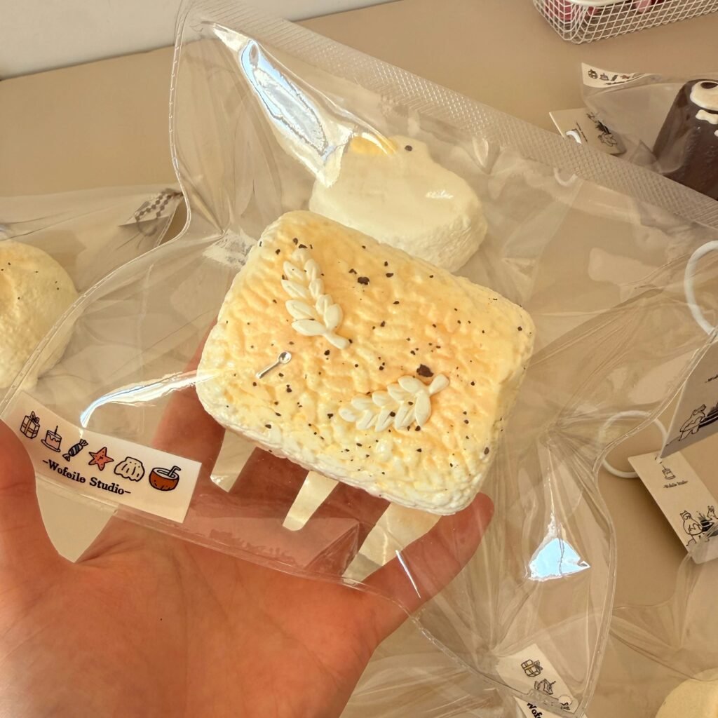 109022 wofeile studio Double-Layer Wheat Rice Ball (Soft Dry Clay Texture Series) / wofeile studio 双层麦香饭团（软干巴泥触感系列）