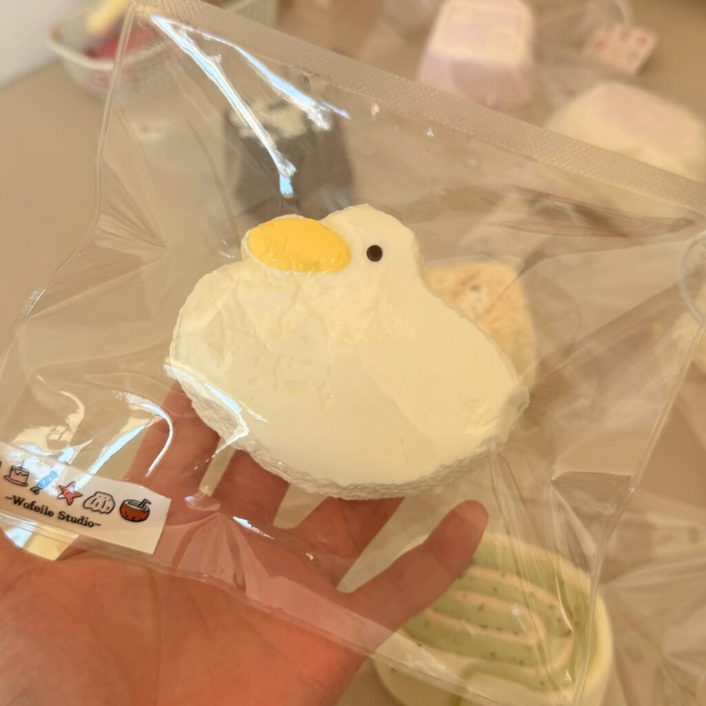 109023 wofeile studio Goose Yogurt Cube (Soft Dry Clay Texture Series) / wofeile studio 大鹅酸奶块（软干巴泥触感系列）