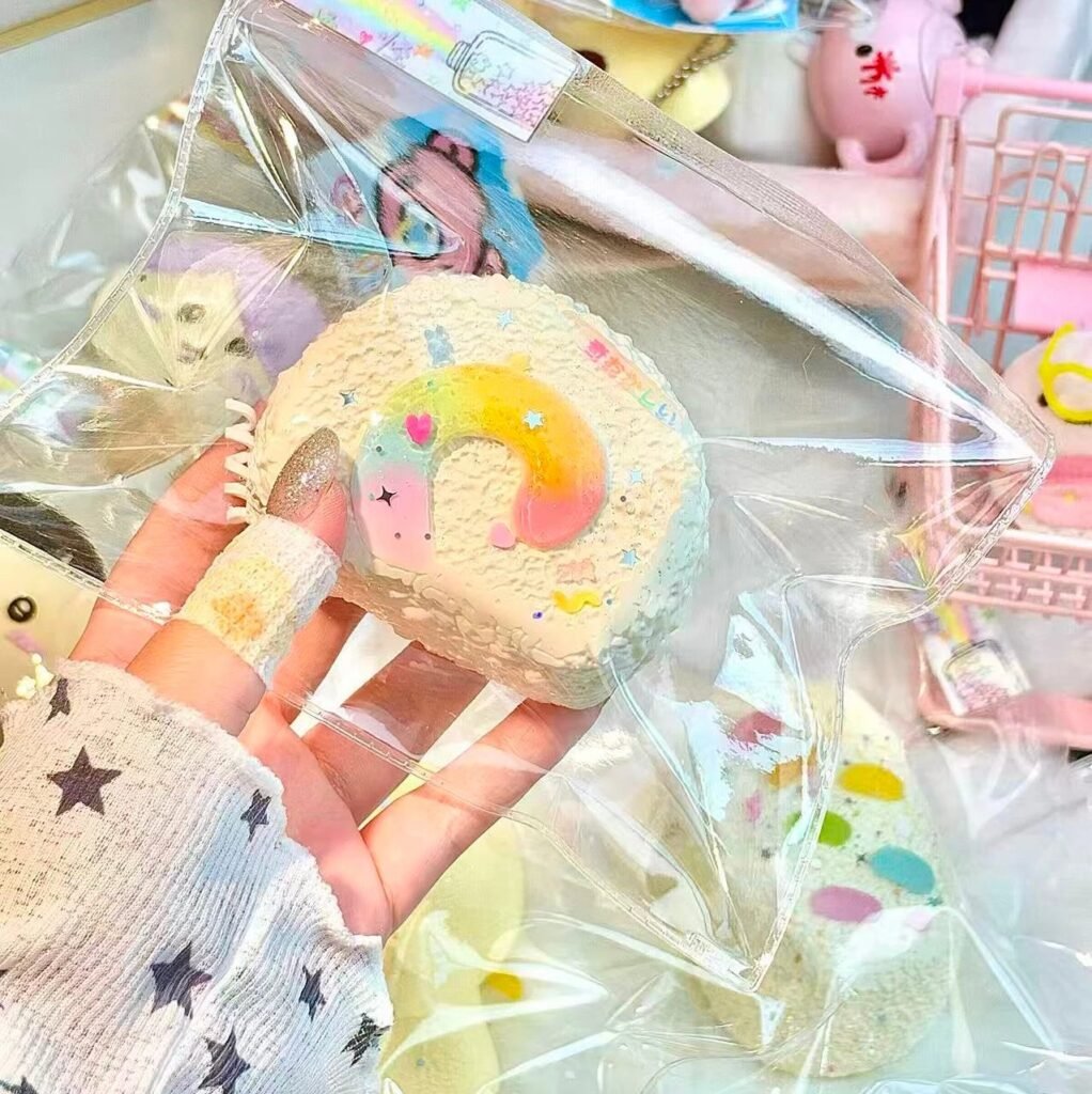 248052 W Qiqi Guaiguai Rainbow Swiss Roll (Rich Cream Texture Series) / w奇奇怪怪 彩虹瑞士卷（醇厚奶油触感系列）