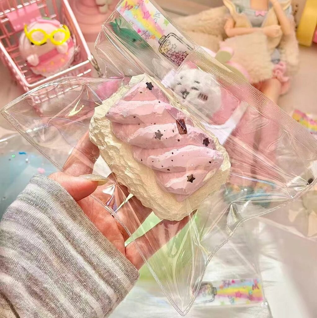 248061 W Qiqi Guaiguai Pink Chocolate Marshmallow (Rich Cream Texture Series) / w奇奇怪怪 粉巧棉花糖（醇厚奶油触感系列）