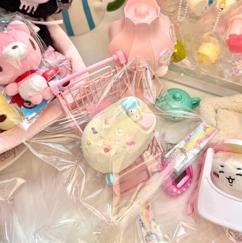 248070 W Qiqi Guaiguai Pink and Blue Mouse (Clay Texture Series) / w奇奇怪怪 粉蓝鼠标（黏土泥触感系列）