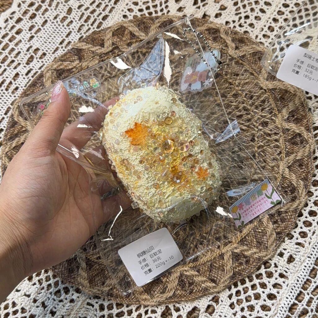190040 Xiaolv Nian Nian Maple Syrup Senbei (Giant Soft Clay Texture Series) / 小绿今天捏什么2号店 枫糖仙贝（巨软泥触感系列）