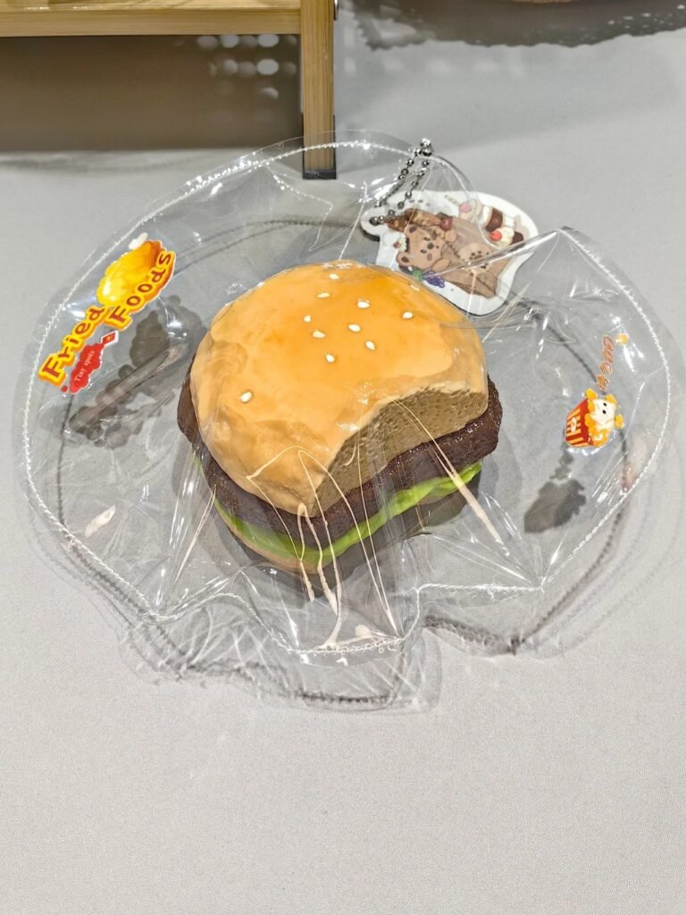 545014 Tiny Stars Squishy Bitten Hamburger (Soft Dry Cheese Texture Series) / 星星点点捏 咬一口汉堡（软干酪触感系列）