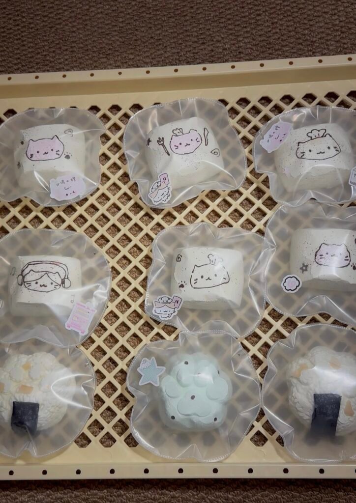 557000 Xiao Ni Squishy Cosmetic Defect Mystery Pair - One Hand-Painted and One Plain / 小泥捏 瑕疵手绘套盒（一份两个：一个手绘款一个普通款，不可许愿）