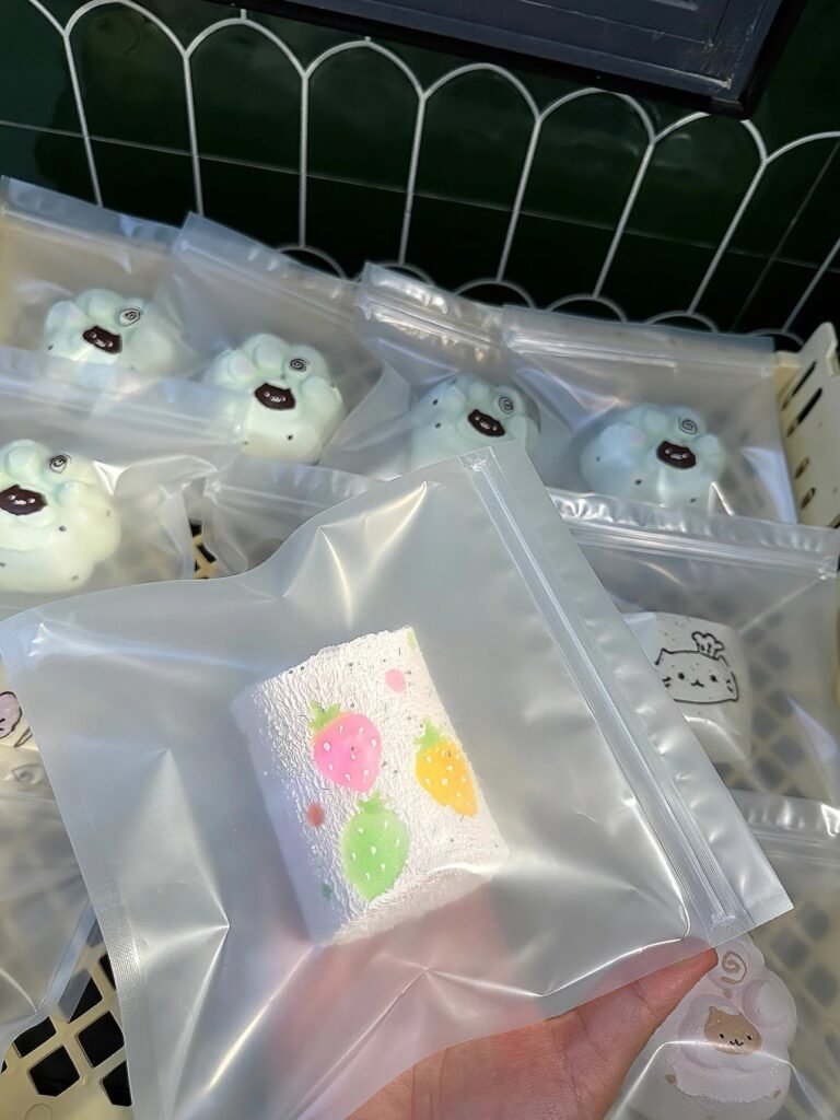 557001 Xiao Ni Squishy Strawberry Pulp Marshmallow / 小泥捏 草莓果肉棉花糖