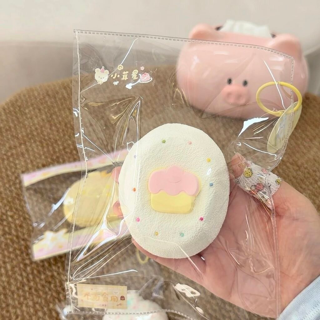 275014 Xiao Rongxing Nienie Cake Senbei (Cheese Clay Texture Series) / 小茸星捏捏 蛋糕仙贝(奶酪泥触感系列)