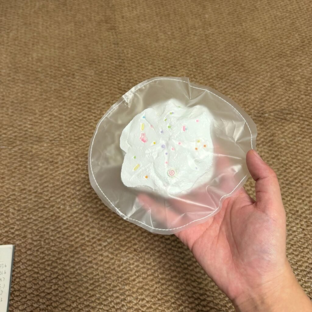294016 Xiao Xiao Lan Scrunchie (Soft Cream Texture Series) / 小小懒 大肠发圈（软奶油触感系列）