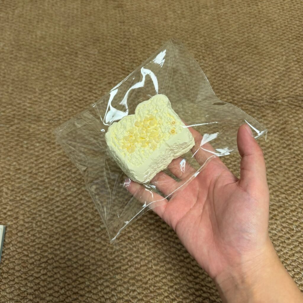 294019 Xiao Xiao Lan Peanut Butter Toast (Cream Frosting Clay Texture Series) / 小小懒 花生酱吐司（奶霜泥触感系列）