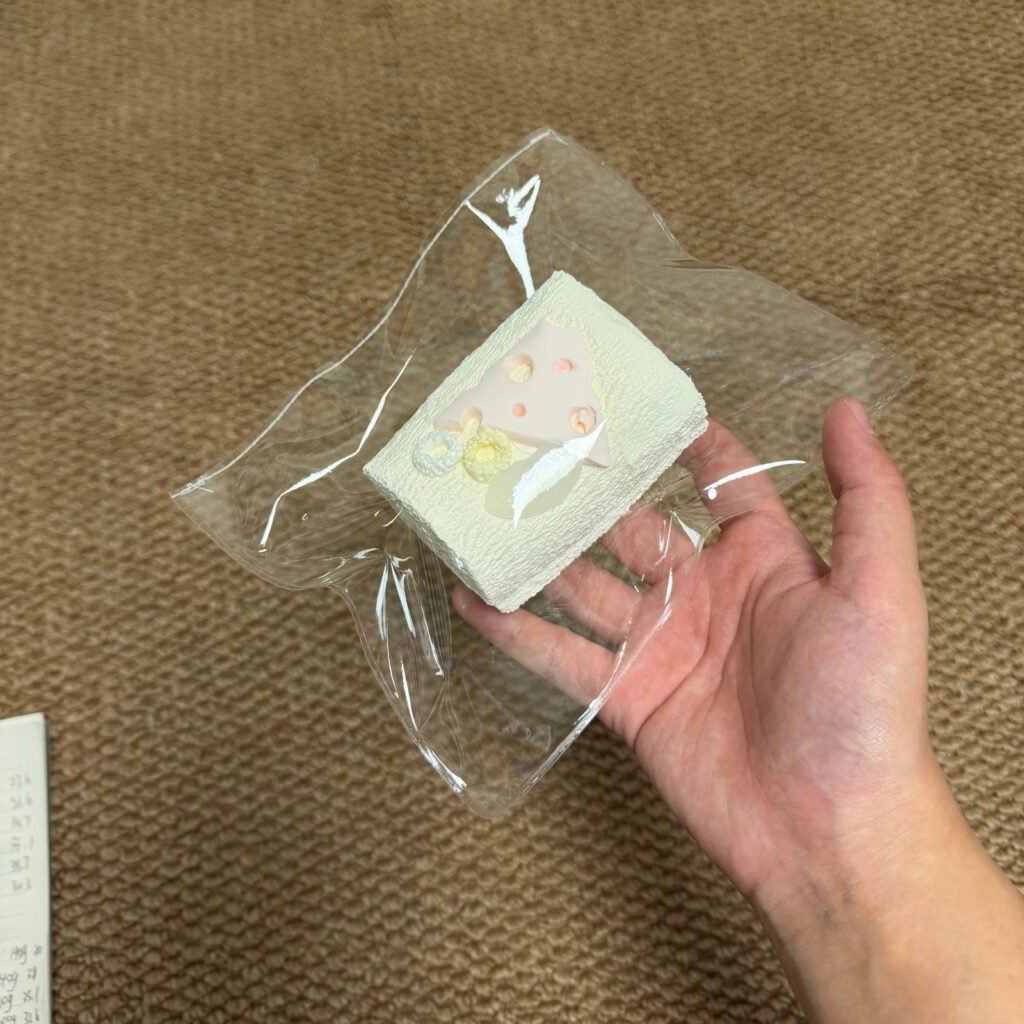294022 Xiao Xiao Lan Tree Stump Marshmallow (Cream Frosting Clay Texture Series) / 小小懒 树桩棉花糖（奶霜泥触感系列）