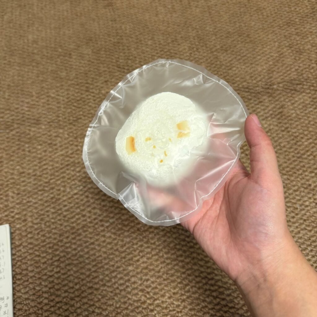 294024 Xiao Xiao Lan Round Senbei (Cream Frosting Clay Texture Series) / 小小懒 圆仙贝(奶霜泥触感系列)