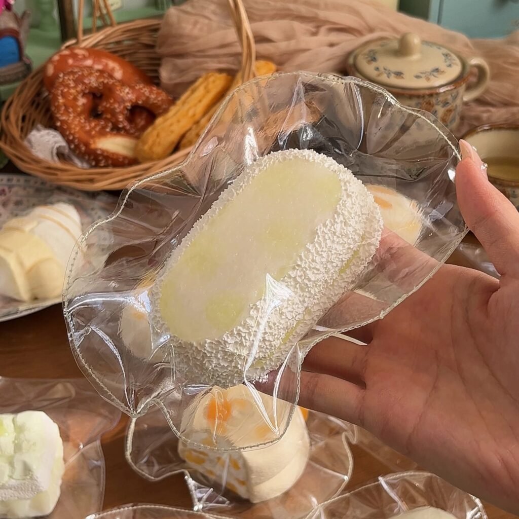 250038 Xiao Yi Diandian Fermented Rice Green Grape Toast (Cream Frosting Clay Texture Series) / 小奕点点 酒酿青提吐司（奶霜泥触感系列）