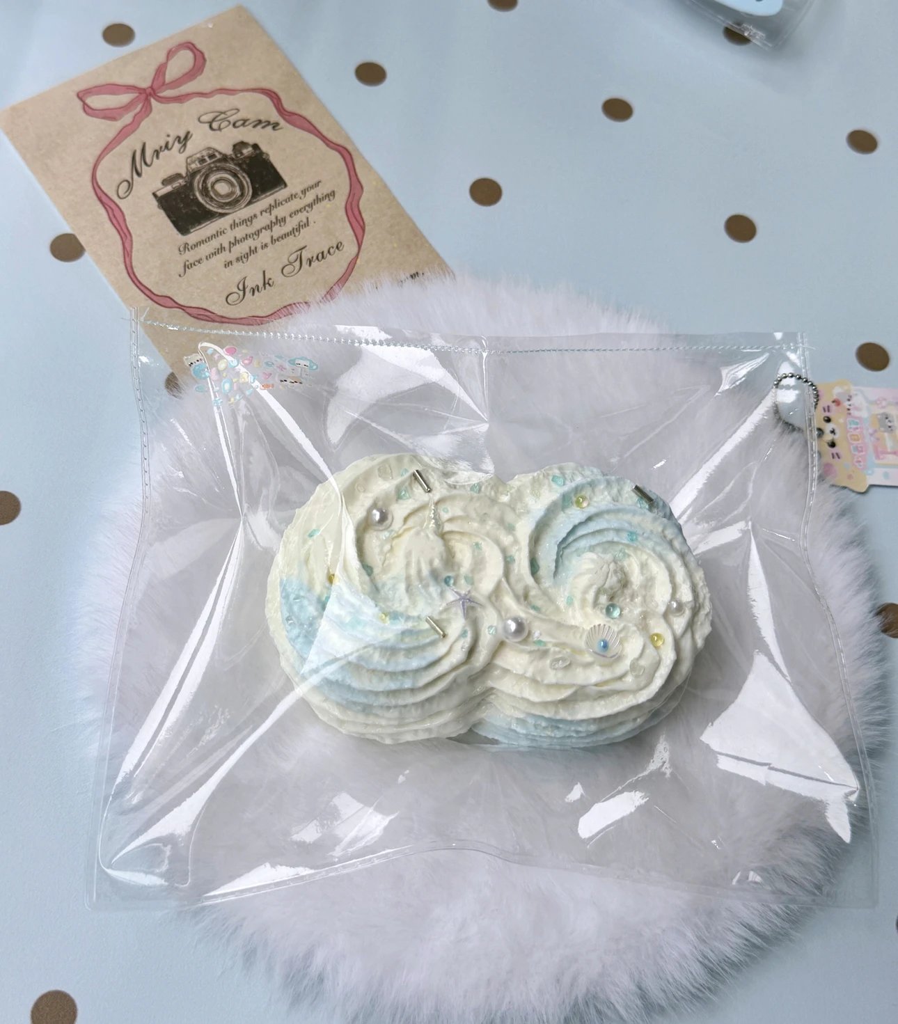 318025 Xiaoyun Diary Sea Salt Double Cookie (Cheese Clay 1.0 Texture Series) / 小云日记(捏捏版) 海盐双曲奇(奶酪泥1.0触感系列)