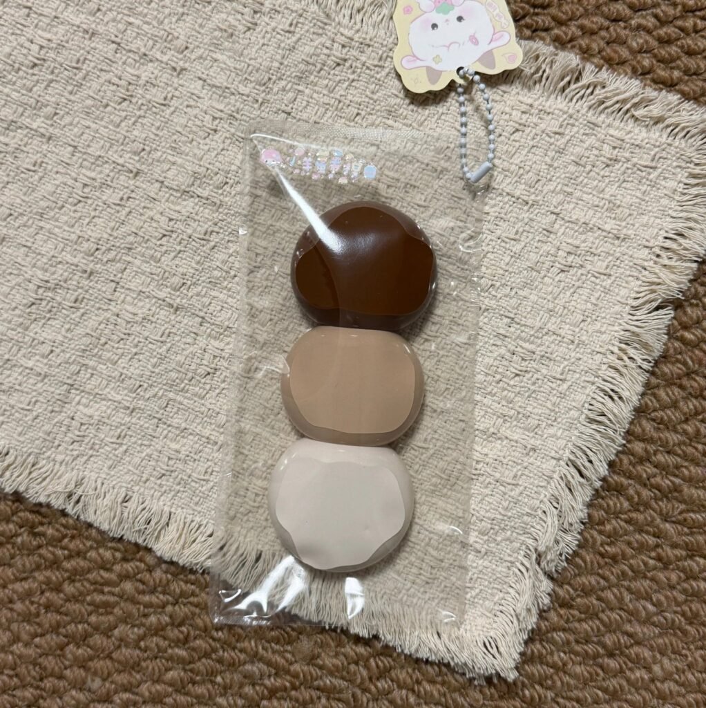 551010 Lamb Egg Roll Squishy Chestnut Three Dango - Cosmetic Defect / 小羊蛋卷捏 栗子三连团子（瑕疵款）