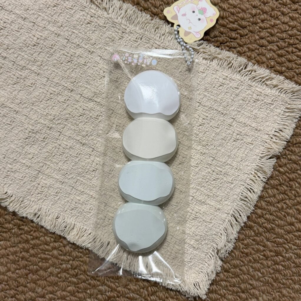 551021 Lamb Egg Roll Squishy Blue Mist Milk Bean / 小羊蛋卷捏 蓝雾奶豆