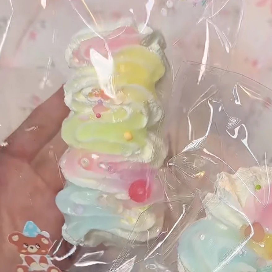 57021 YaaPuu Rainbow Cream Bar - Long (Soft Yogurt Clay Texture Series) / YaaPuu 彩虹奶油条·长版(偏软酸奶泥触感系列)