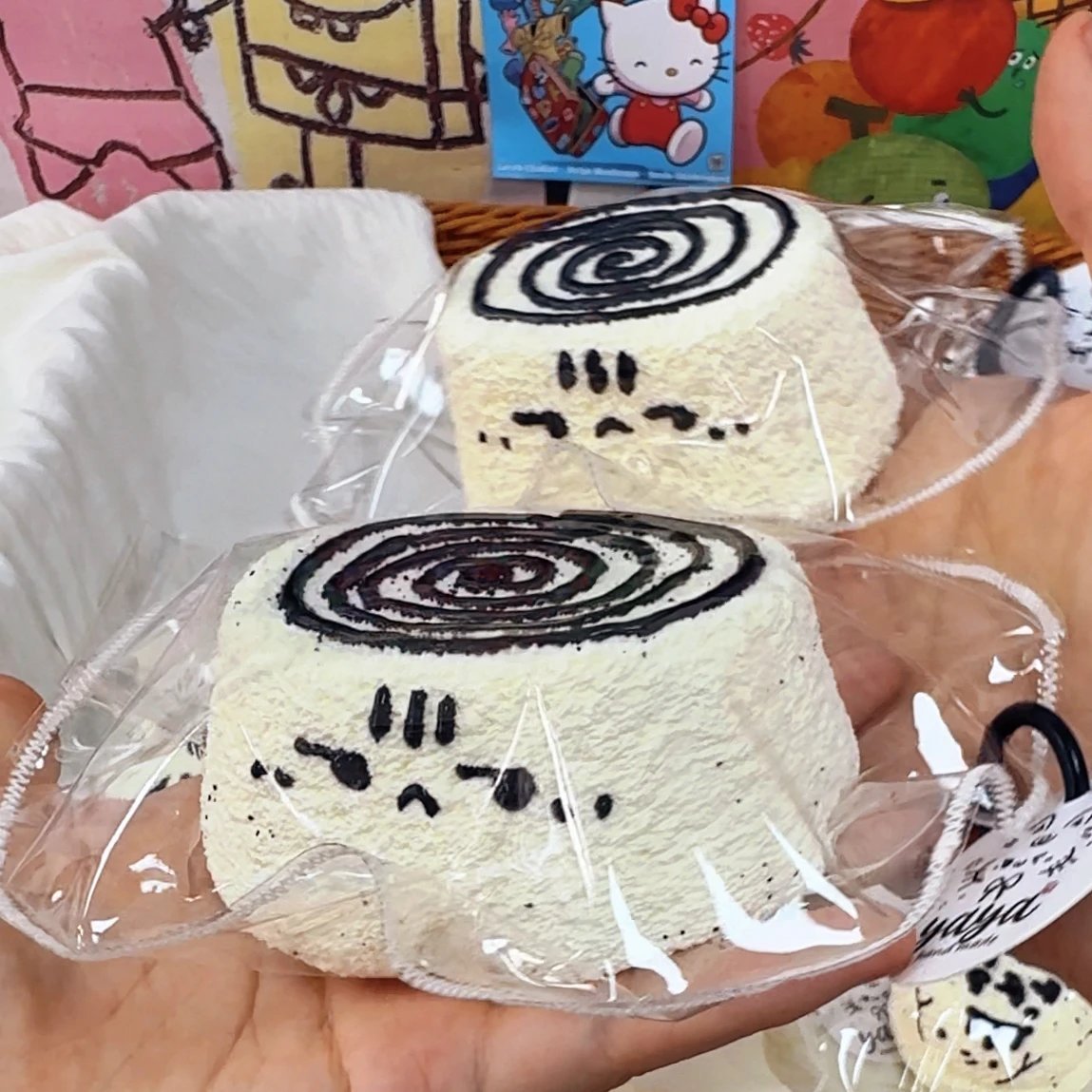 453005 Yaya Handmade Shop Angry Cat - Large / 丫丫手工店 大号生气猫
