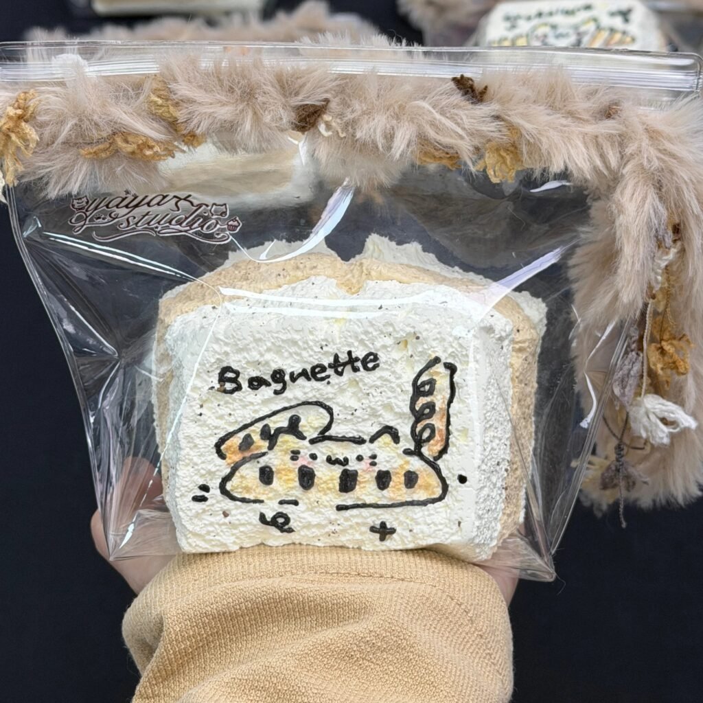 453026 Yaya Handmade Shop Baguette Triple-Layer Large Toast (Thick Milk Clay Texture Series) / 丫丫手工店 法棍三层大吐司(厚乳泥触感系列)