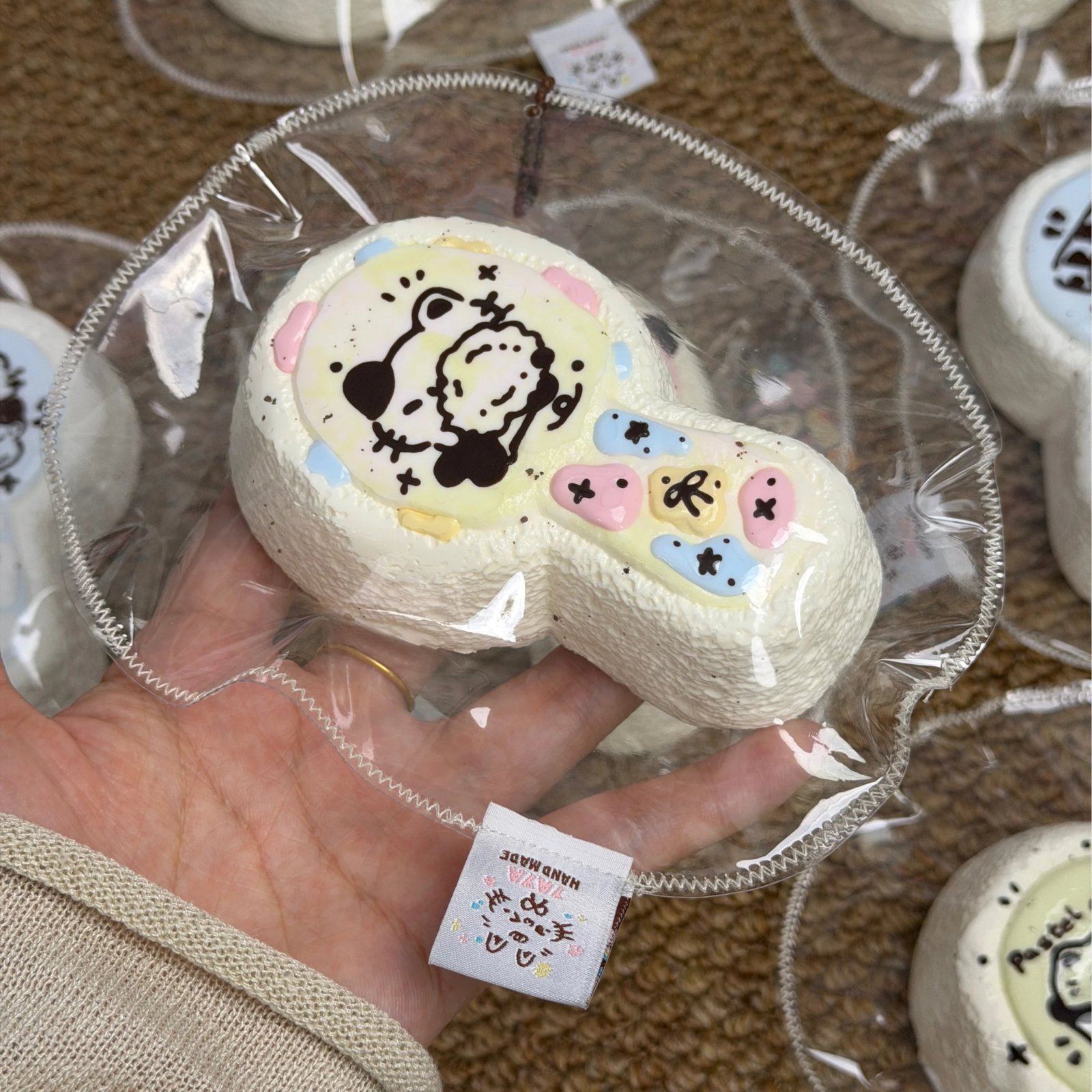 453034 Yaya Handmade Shop Rice Ball Cat Spoon (Thick Milk Clay Texture Series) / 丫丫手工店 饭团猫咪缤纷勺(厚乳泥触感系列)