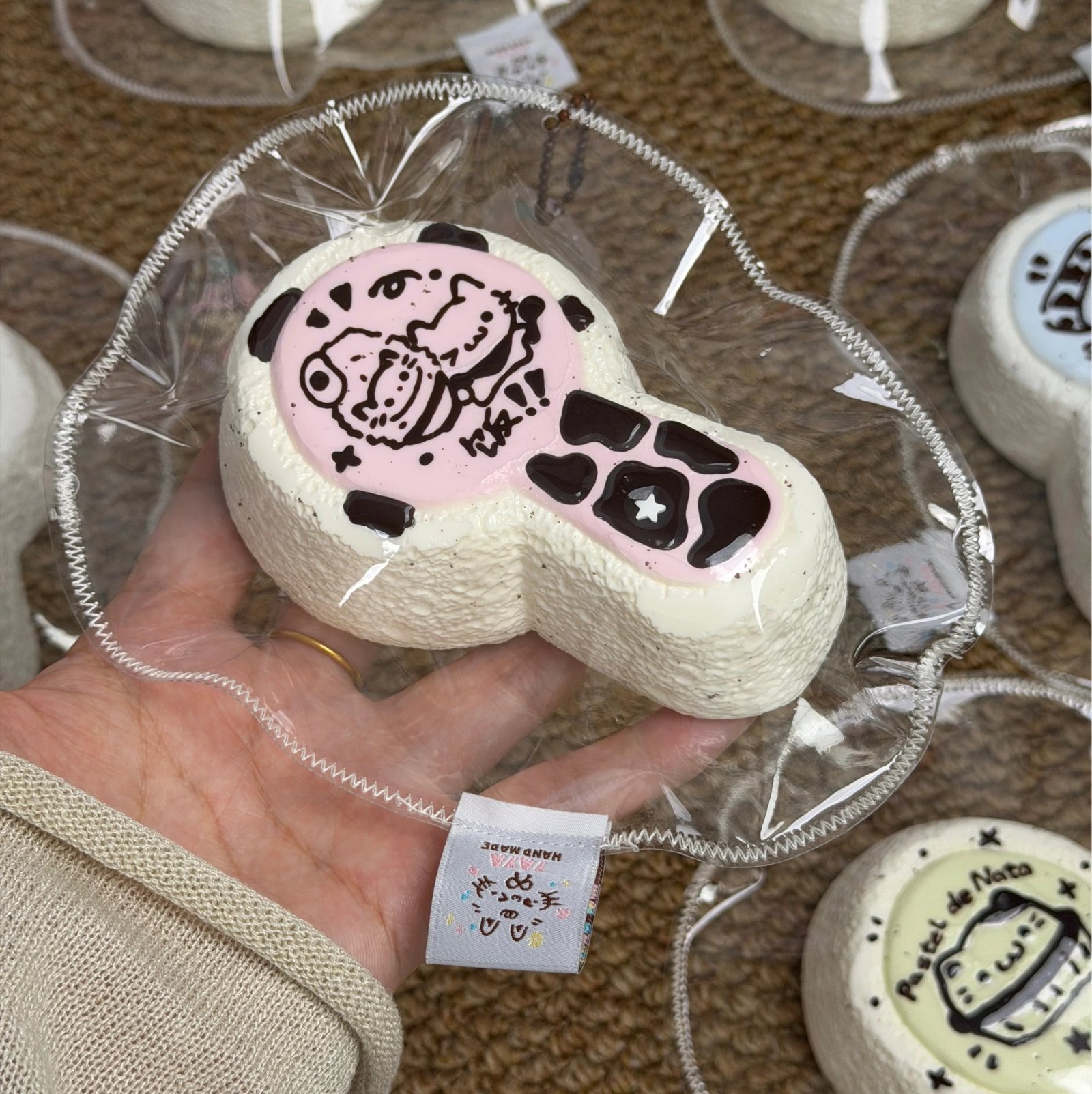 453037 Yaya Handmade Shop Steamed Rice Cat Spoon (Thick Milk Clay Texture Series) / 丫丫手工店 大米饭猫咪缤纷勺(厚乳泥触感系列)