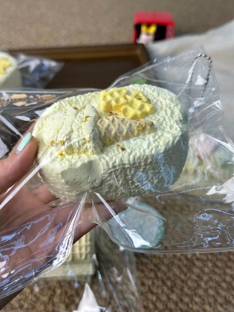 346093 Yayun Squishy Island D2 Osmanthus Ice-Crisp Senbei (Dry Crumbly Clay Texture Series) / 雅云萌捏岛 D2 桂花冰脆仙贝（干噎泥触感系列）