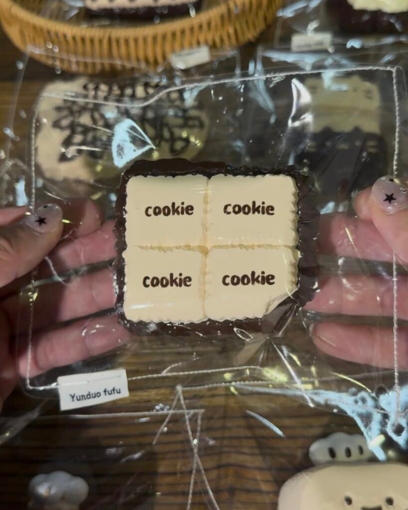 462025 Yunduo Fufu Chocolate Cookie / 云朵fufu捏 巧克力曲奇饼干