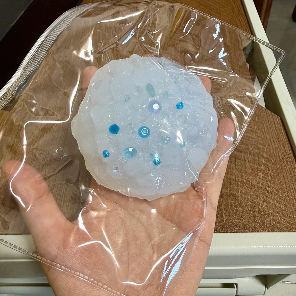 559005 Yuyu Squishy Smooth Daifuku - Scattered Beads (Maltose Texture Series) / 钰钰的捏 光面撒珠大福（麦芽糖触感系列）