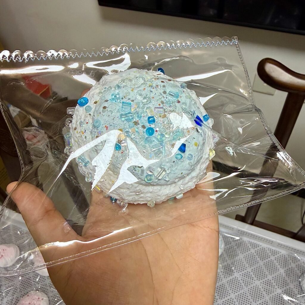 559019 Yuyu Squishy Blue Cookie Marshmallow - Cosmetic Defect (Ultra-Soft Slushy Watery Texture Series) / 钰钰的捏 蓝色饼干棉花糖（全瑕款）（变态软偏水烂泥感触感系列）