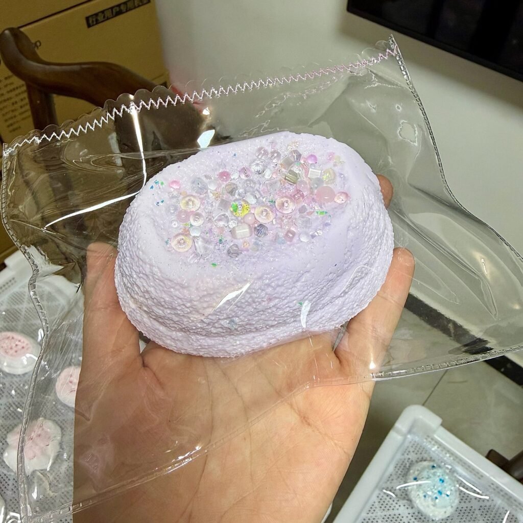559032 Yuyu Squishy Purple Double-Layer Senbei - Cosmetic Defect (Ultra-Soft Slushy Watery Texture Series) / 钰钰的捏 紫色双层仙贝（全瑕款）（变态软偏水烂泥感触感系列）