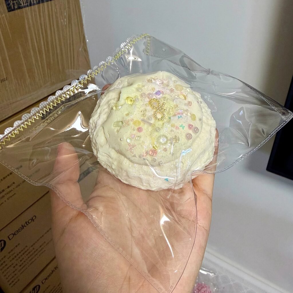 559040 Yuyu Squishy Pink Yellow Cookie Marshmallow - Cosmetic Defect (Ultra-Soft Slushy Watery Texture Series) / 钰钰的捏 粉黄色饼干棉花糖（全瑕款）（变态软偏水烂泥感触感系列）