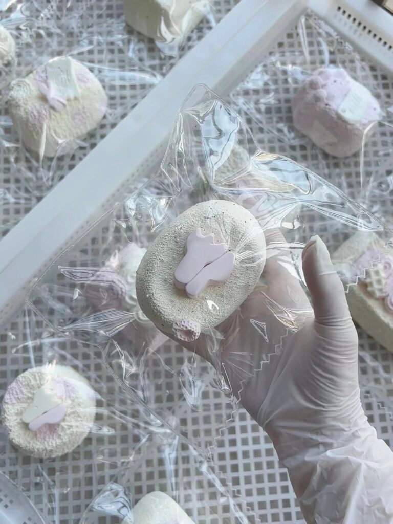 176016 YuzEss Cutlery Velvet Senbei (Cream Clay Texture Series) / 小柚里物 刀叉丝绒仙贝（奶油泥触感系列）