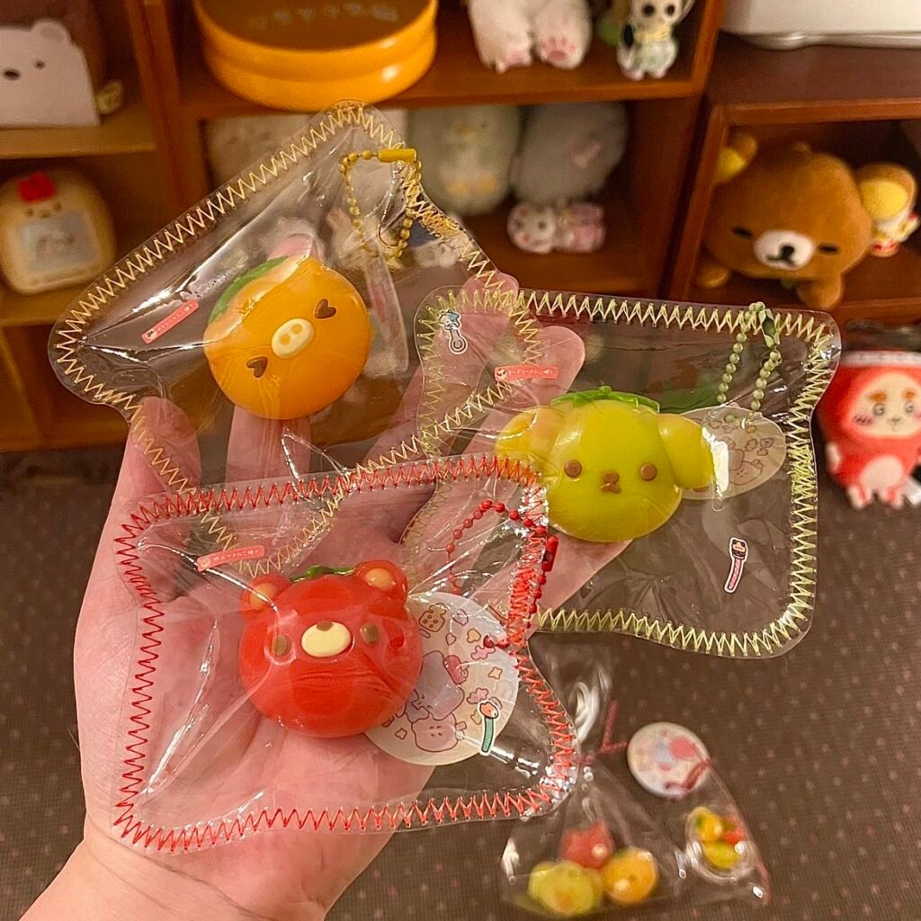 484020 Yuzai Gudongdong Orange Pig Tomato (Thick Cream Clay Texture Series) / 鱼仔咕咚咚 橙猪猪番茄（厚奶油泥触感系列）
