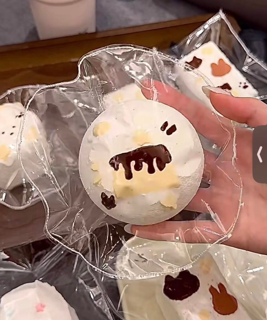 448005 Zhidanfan Nie Egg Pudding Daifuku (Dry Glutinous Clay Texture Series) / 吱蛋饭nie. 鸡蛋布丁大福（干糯泥触感系列）