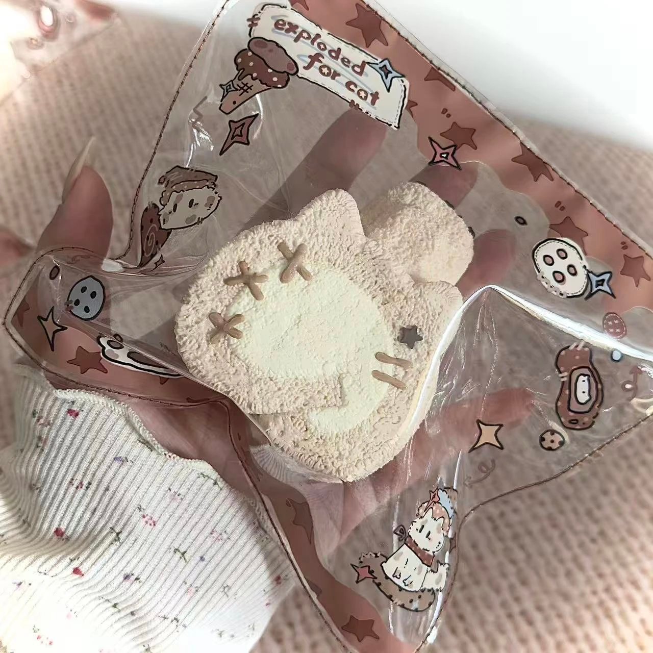 350014 Zhaomao Studio Cat Head Swiss Roll / 炸毛studio 猫头瑞士卷