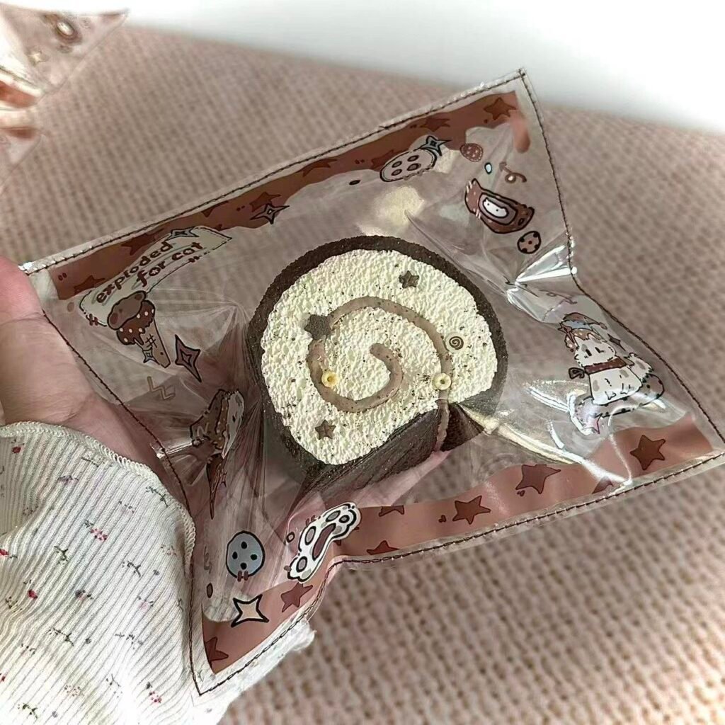350024 Zhaomao Studio Dark Chocolate Heart Roll / 炸毛studio 黑巧卷卷心