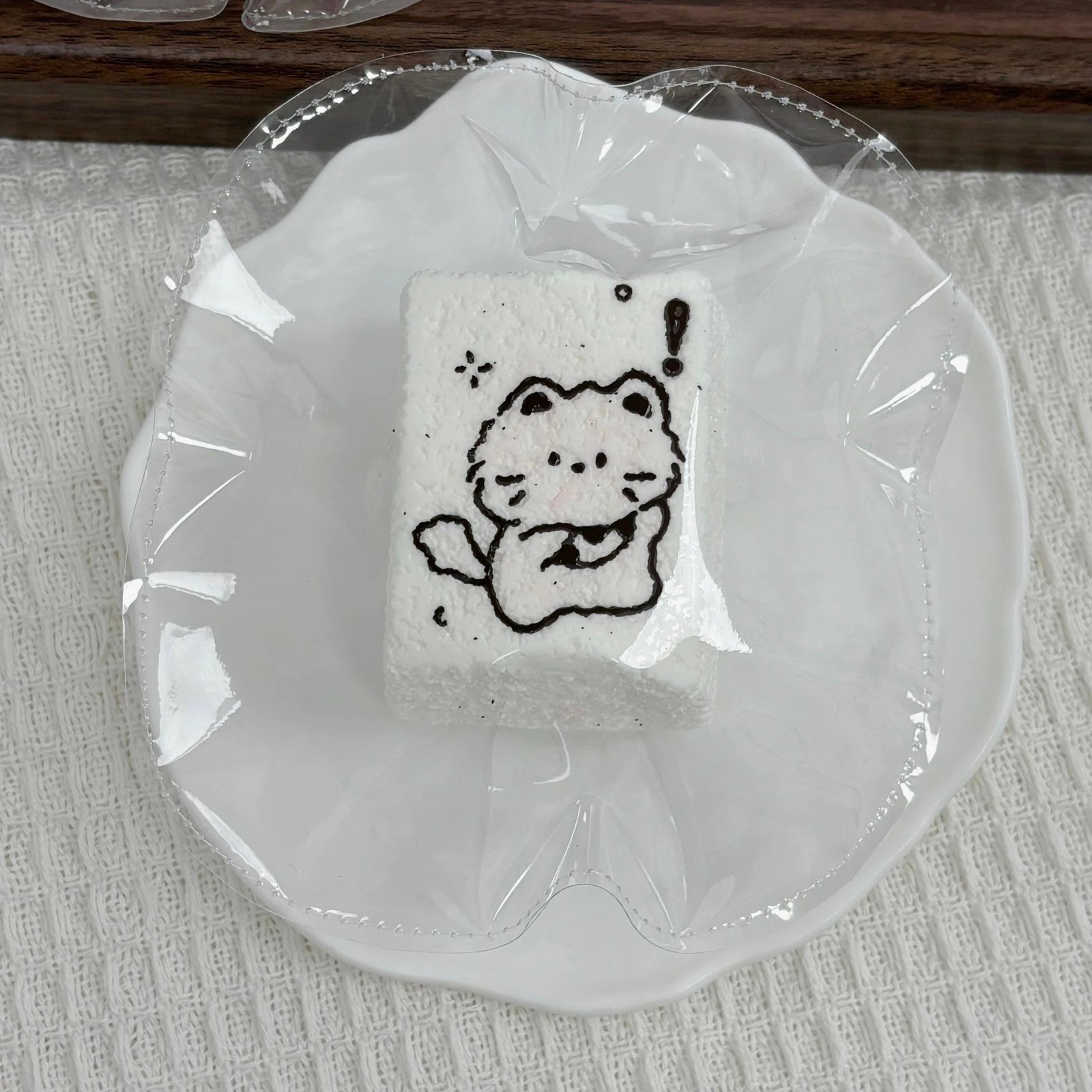 469013 0.1 Squishy Surprised Cat Toast (Cream Paste Clay Texture Series) / 0.1捏捏 惊讶猫吐司(乳膏泥触感系列)