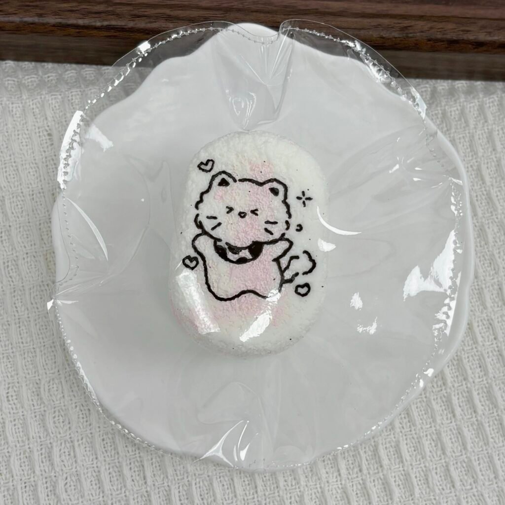 469015 0.1 Squishy Happy Cat Senbei (Cream Paste Clay Texture Series) / 0.1捏捏 开心猫咪仙贝(乳膏泥触感系列)