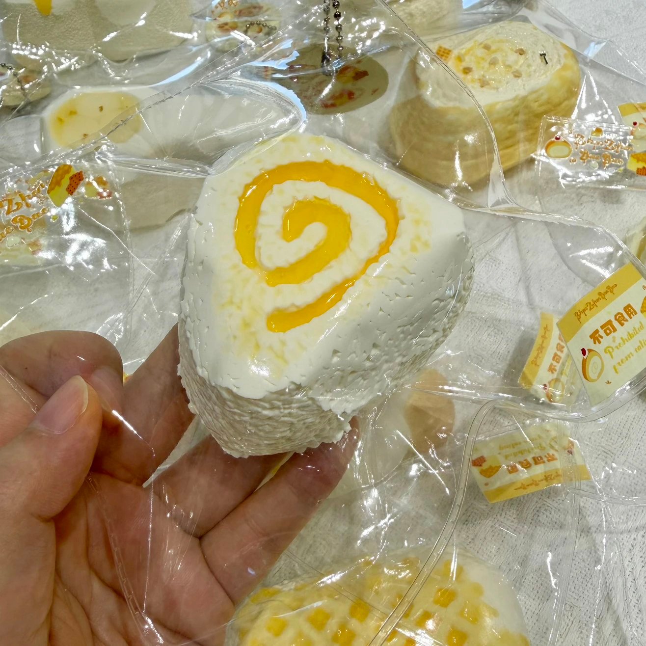 540003 Zhenzhen Baobao Triangle Swirl Rice Ball (Dry Cheese Clay Texture Series) / 蓁蓁饱饱 三角卷卷饭团(干酪泥触感系列)